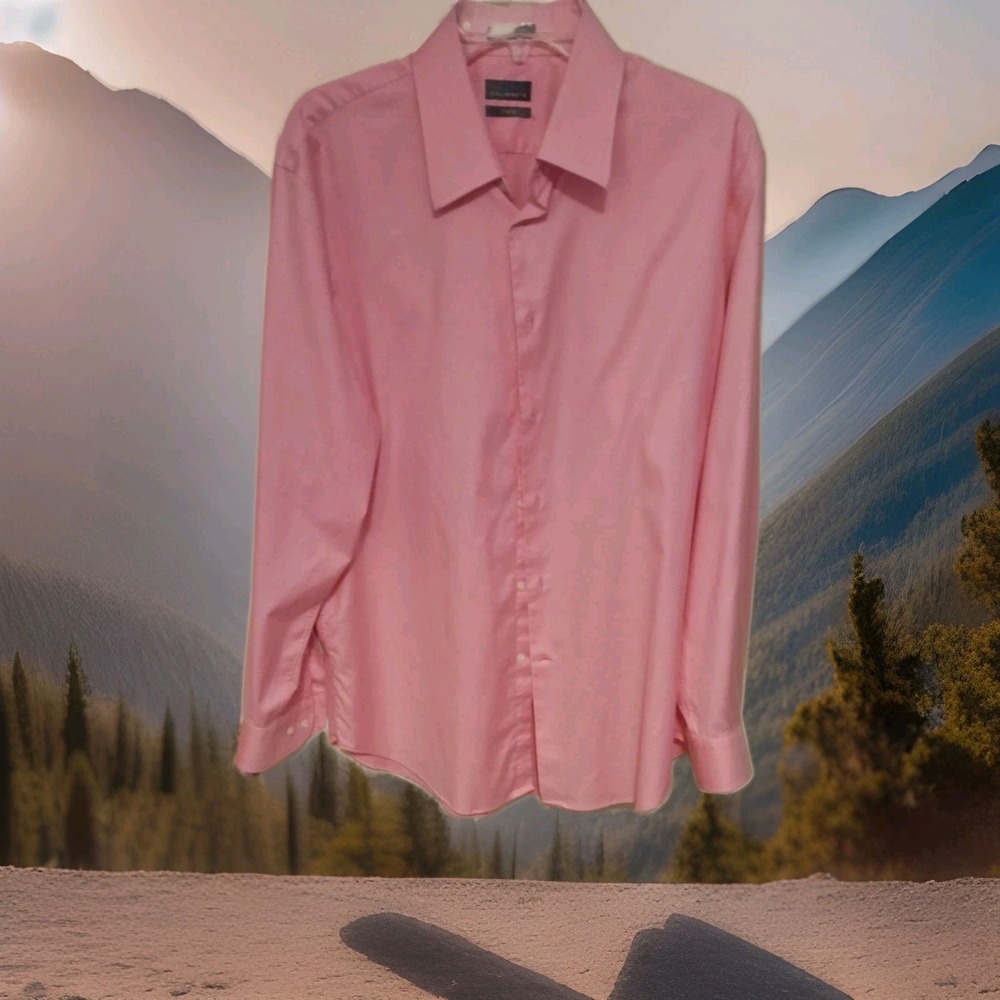 Calibtate Pink. Trim Fit 16 1/2 32/33 Sleeve 0098